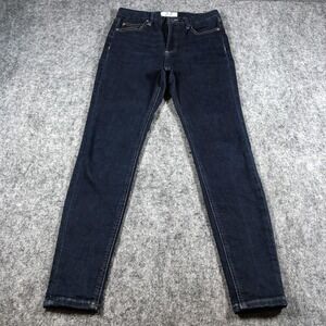 We The free Skinny Jeans Womens 27 Dark Wash Blue Stretch Denim Pants